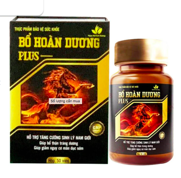 Thuốc Bổ Hoàn Dương Plus bổ thận tráng dương tăng cường sinh lý nam giới